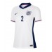 Echipament fotbal Anglia Kyle Walker #2 Tricou Acasa European 2024 pentru femei maneca scurta